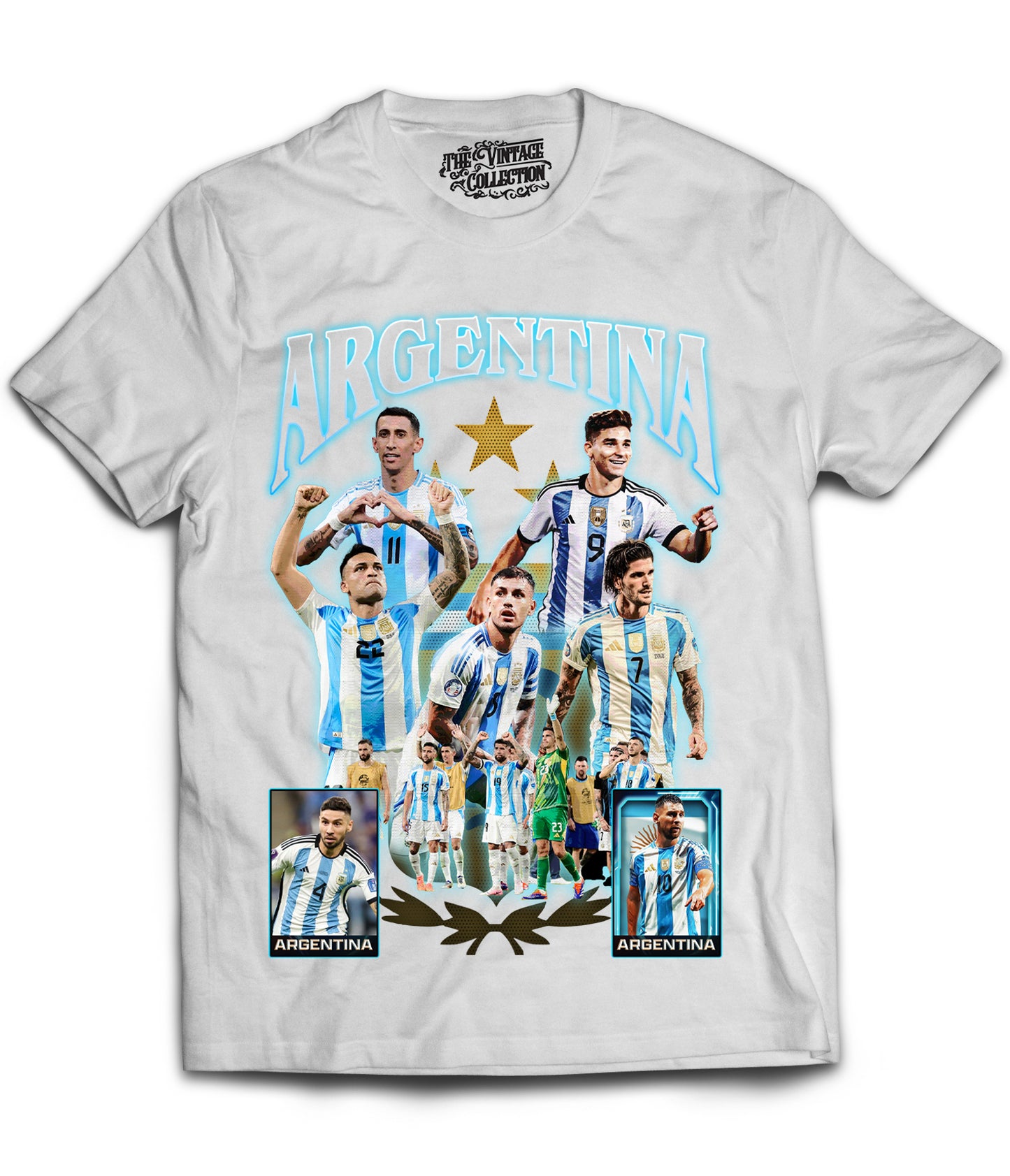 Argentina Soccer Tribute Shirt (OFF WHITE)