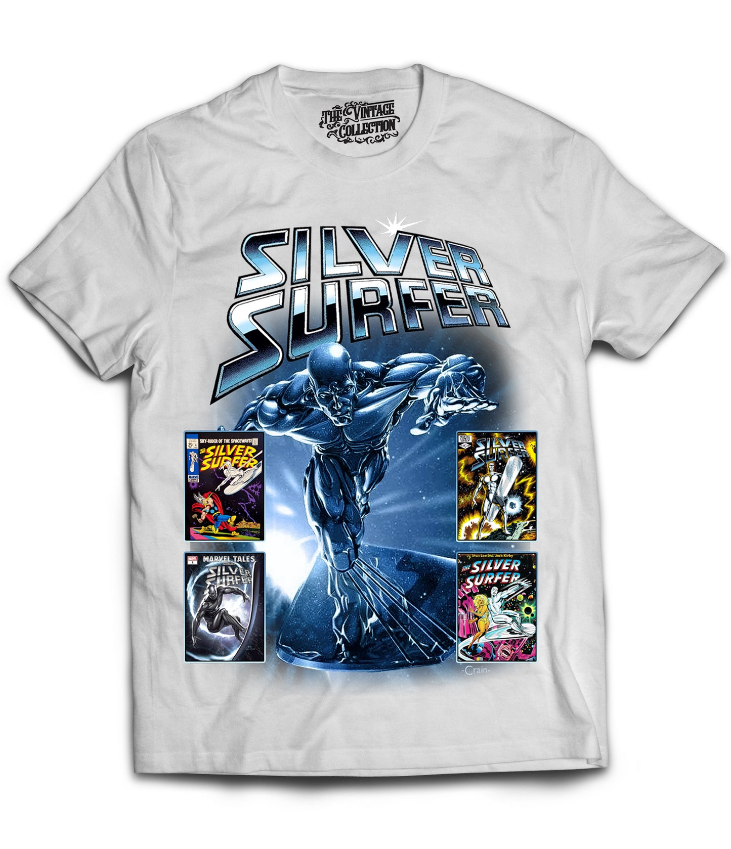 Silver Surfer Tribute Shirt (White)