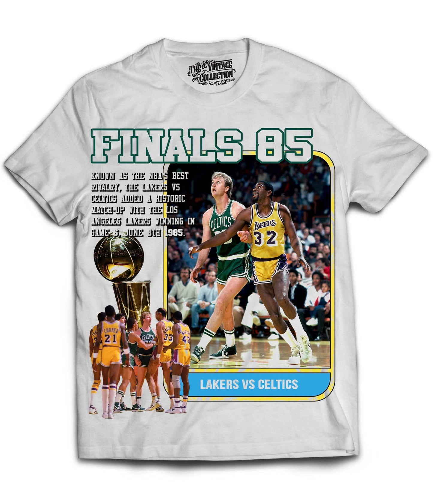 1985 Finals Card Tribute T-Shirt (WHITE)