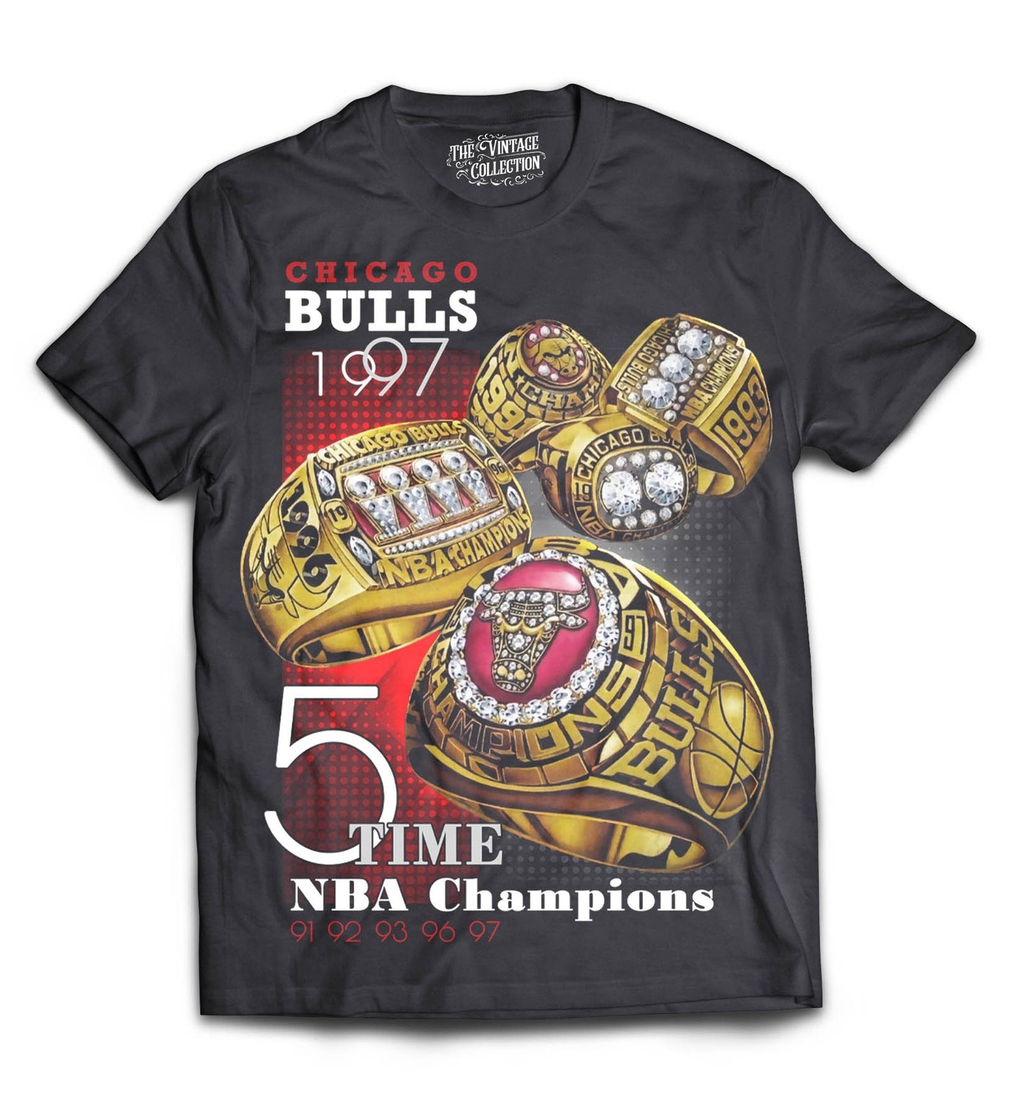 1997 Bulls Rings Tribute T-Shirt