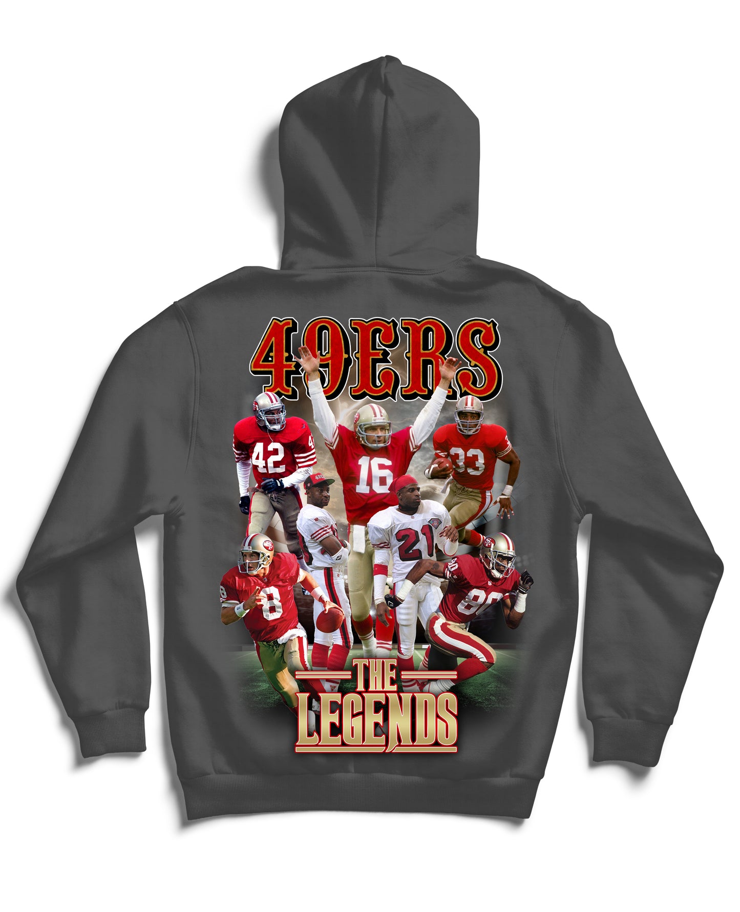 49ers Tribute 'The Legends' Hooded Sweater (Vintage Black) – The Vintage  Collection