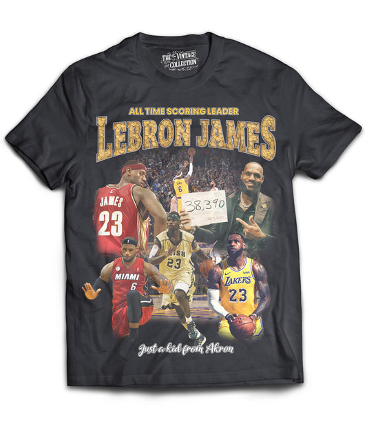 Lebron *All Time Scoring Leader* Tribute T-Shirt