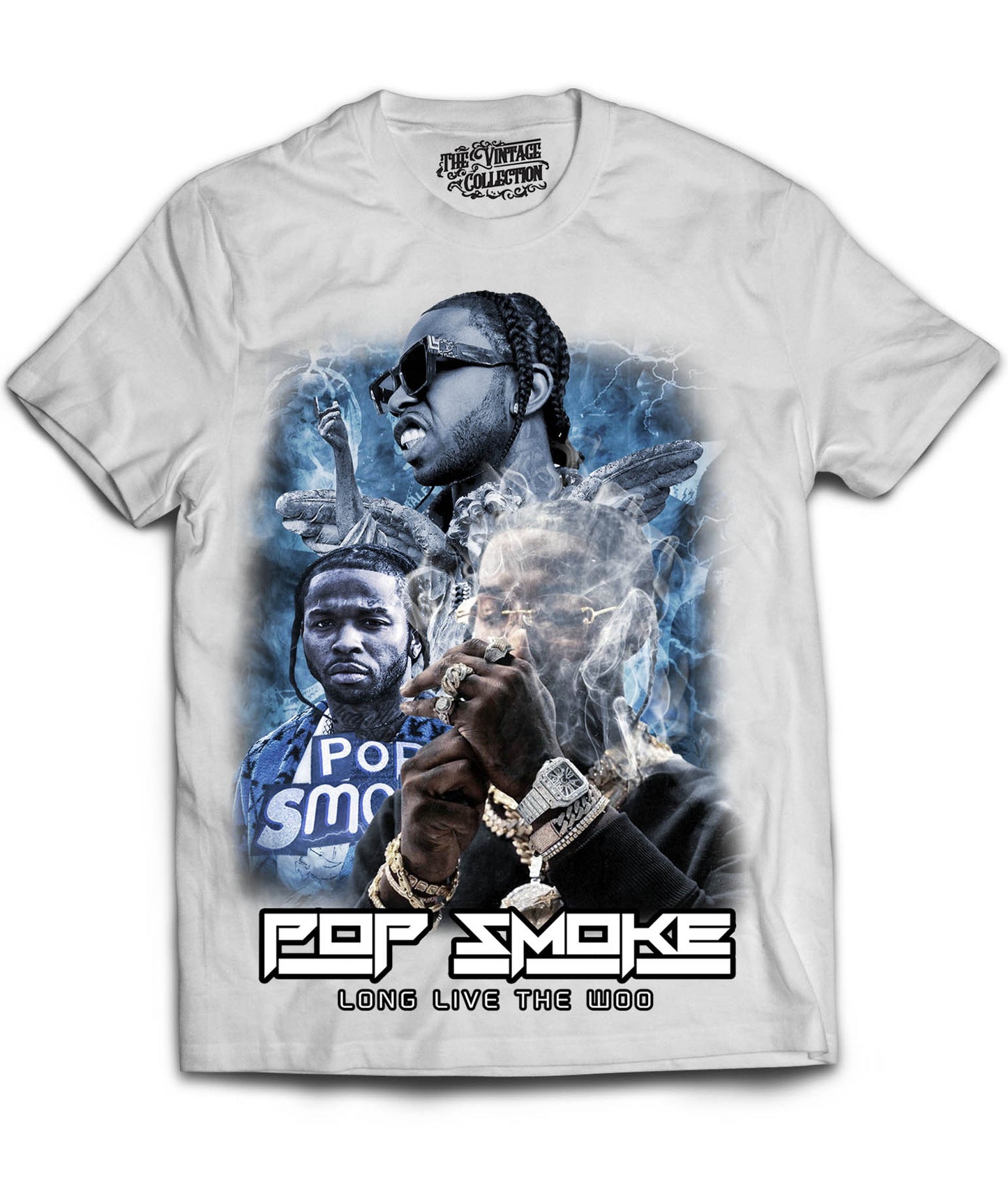 Pop Smoke Tribute T-Shirt (WHITE)