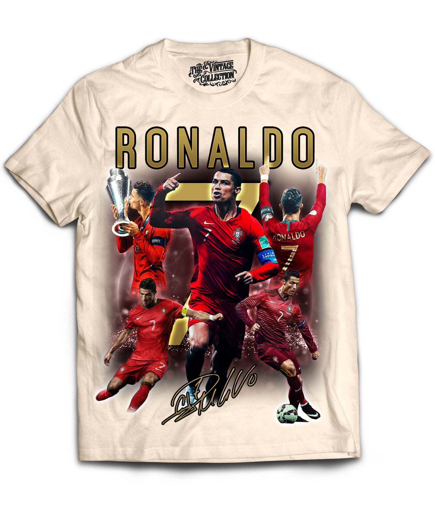 Ronaldo Tribute T-Shirt (CREAM)