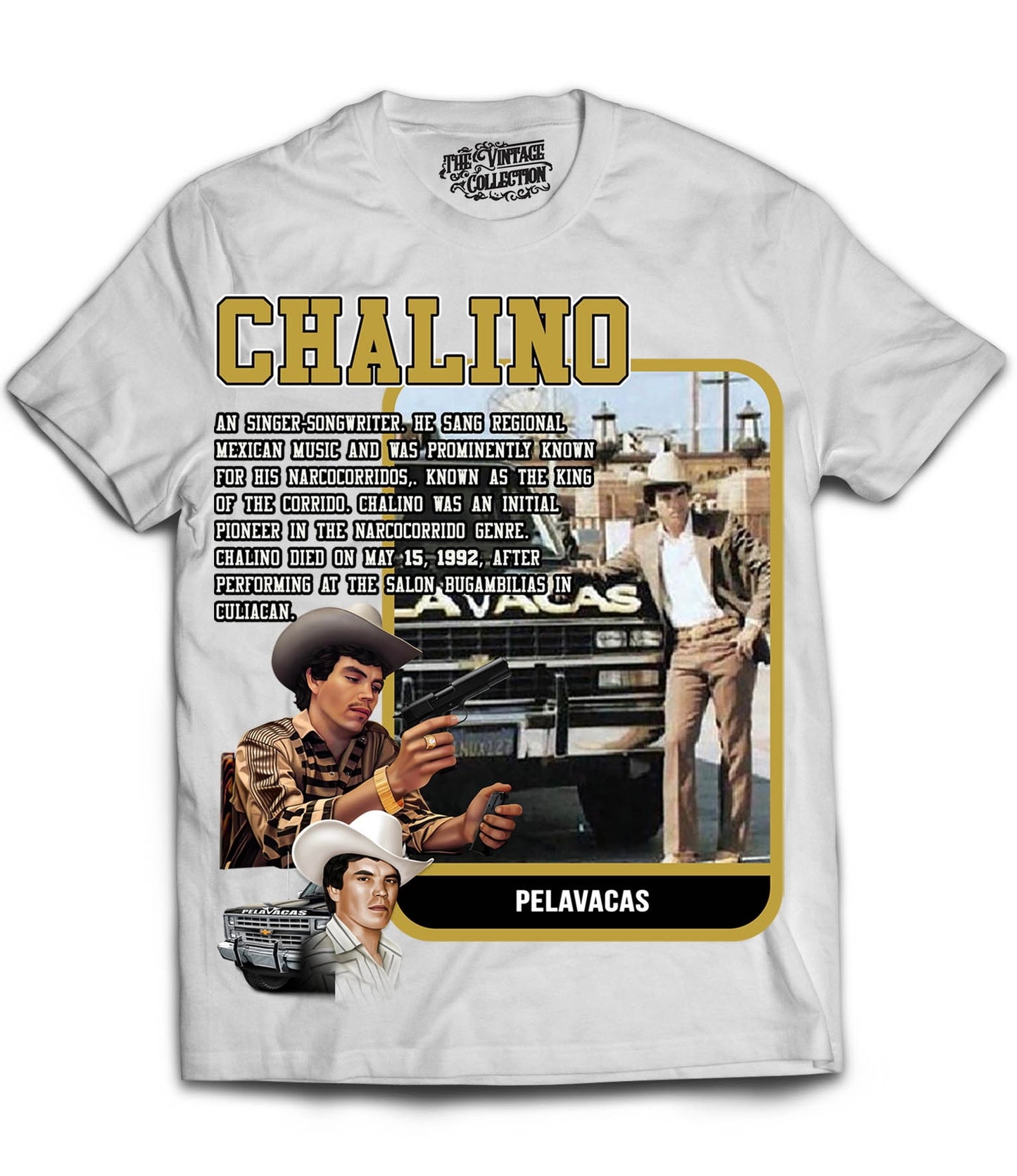 Chalino Card T-Shirt (WHITE)
