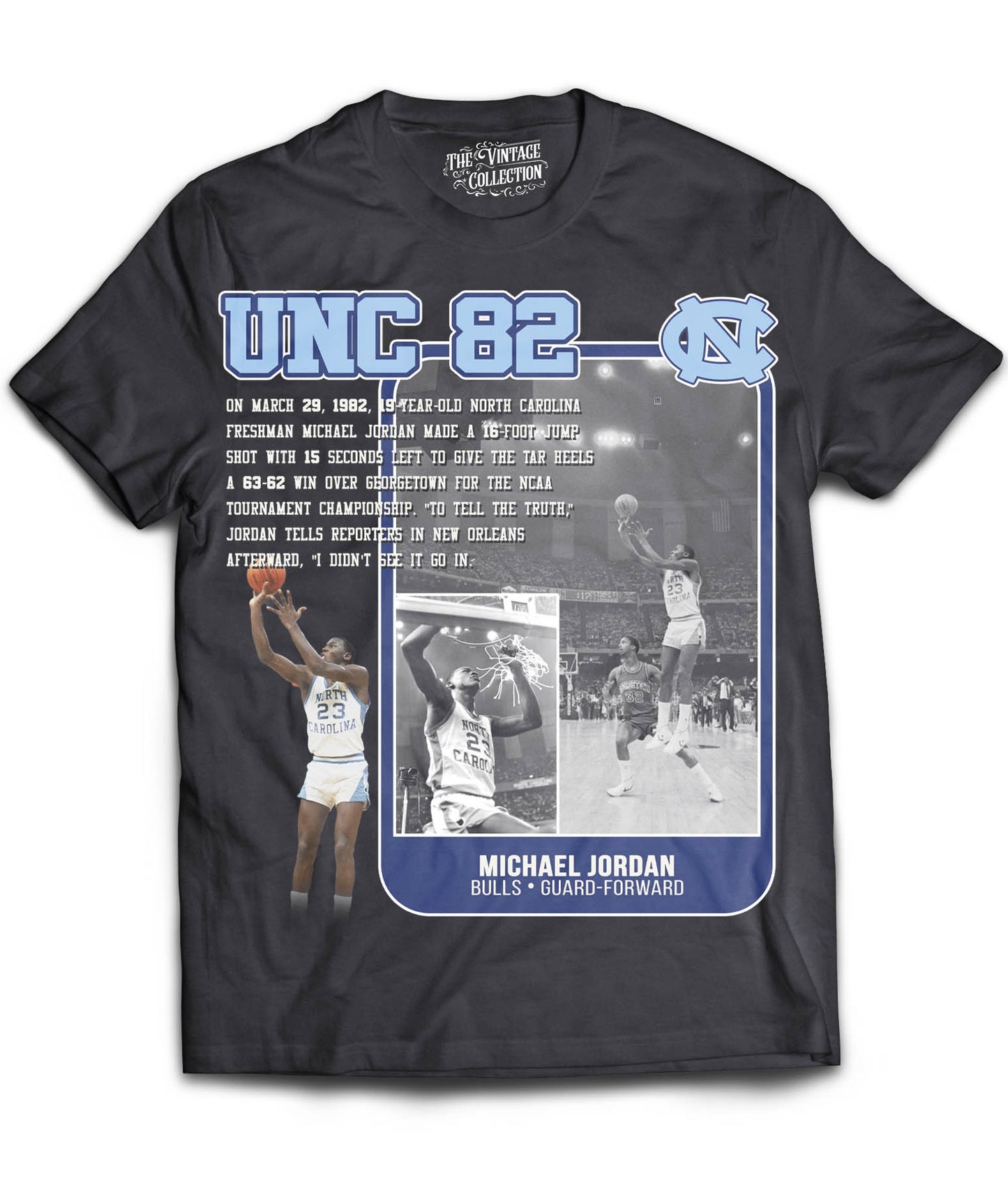 UNC 82 GOAT Tribute T-Shirt