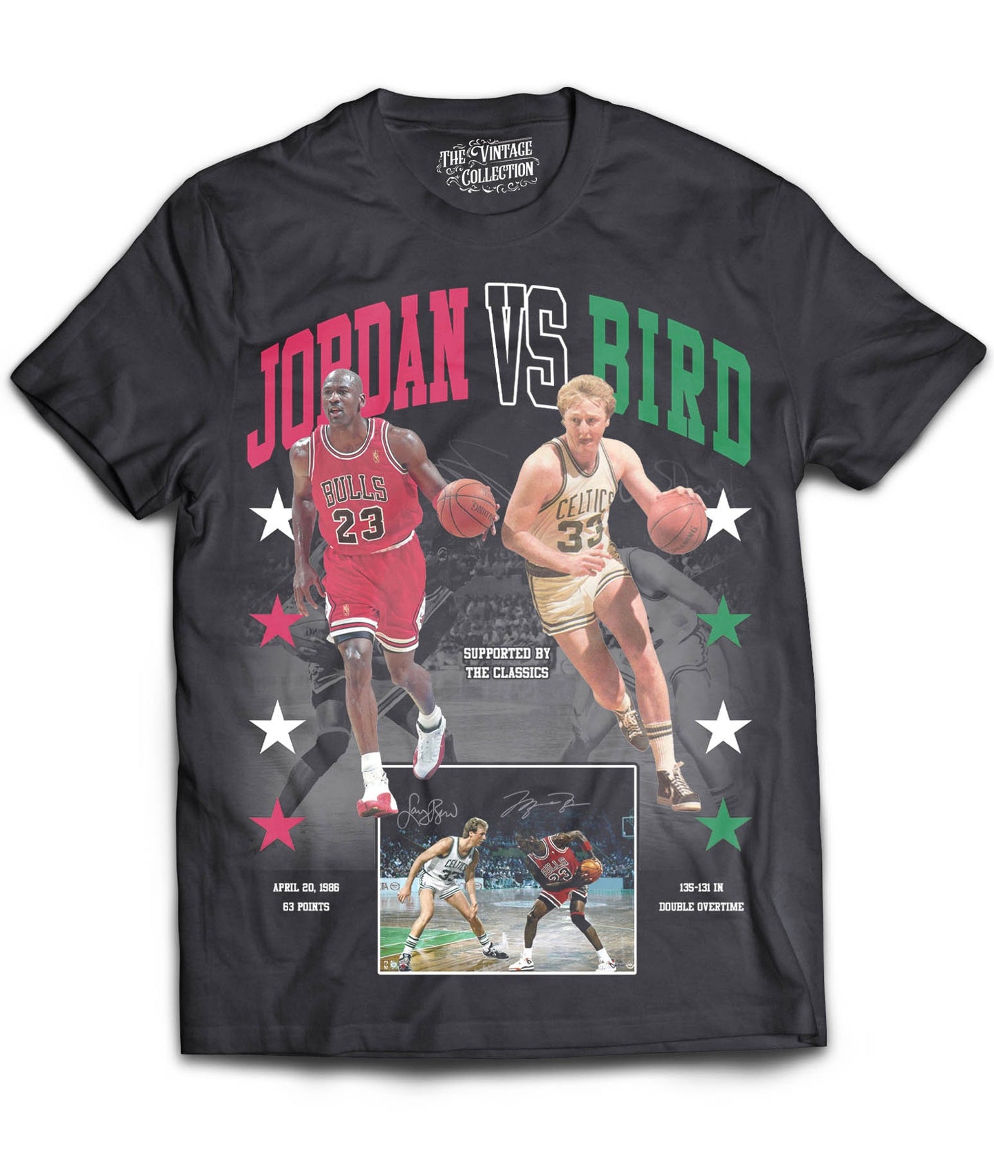Jordan vs Bird Tribute T-Shirt