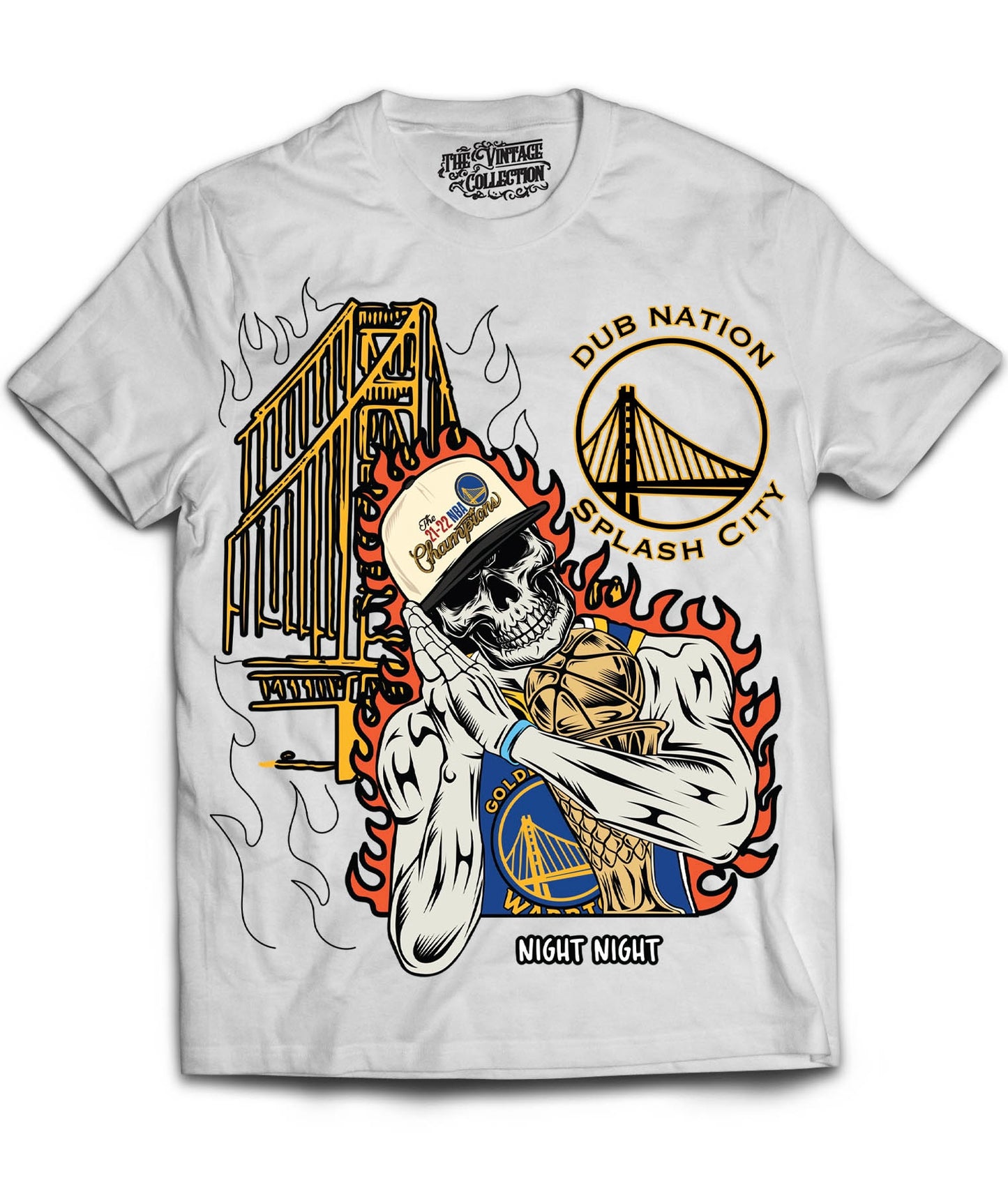 Night Night Tribute T-Shirt *Skull Edition* (WHITE)